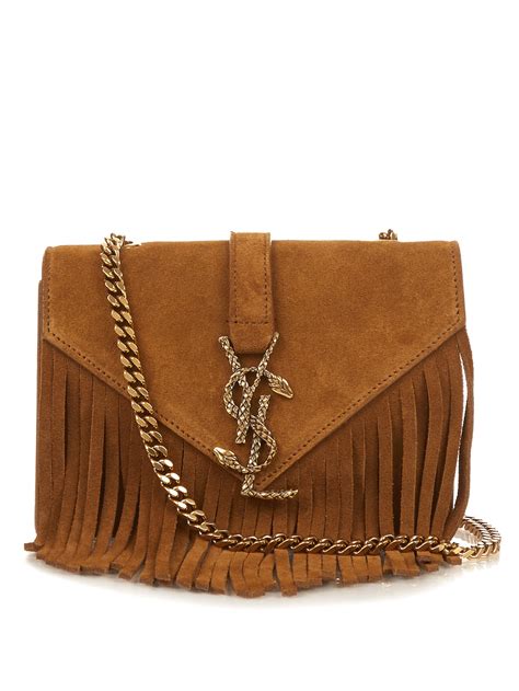 ysl criss body|YSL suede crossbody.